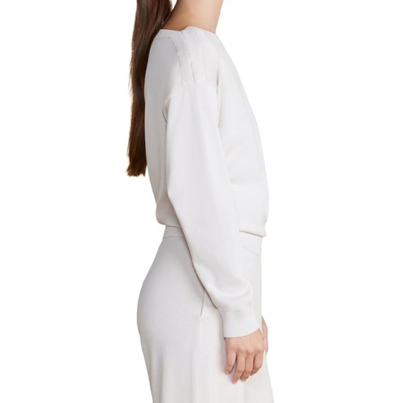 NWT Barefoot Dreams Sand Dune Sunbleached Boatneck Pullover - Picture 3 of 5